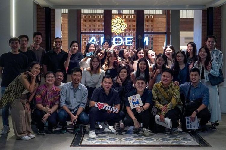 Acara pertemuan alumni Indonesia dari XJTLU yang diadakan pada tanggal 15 Desember lalu 