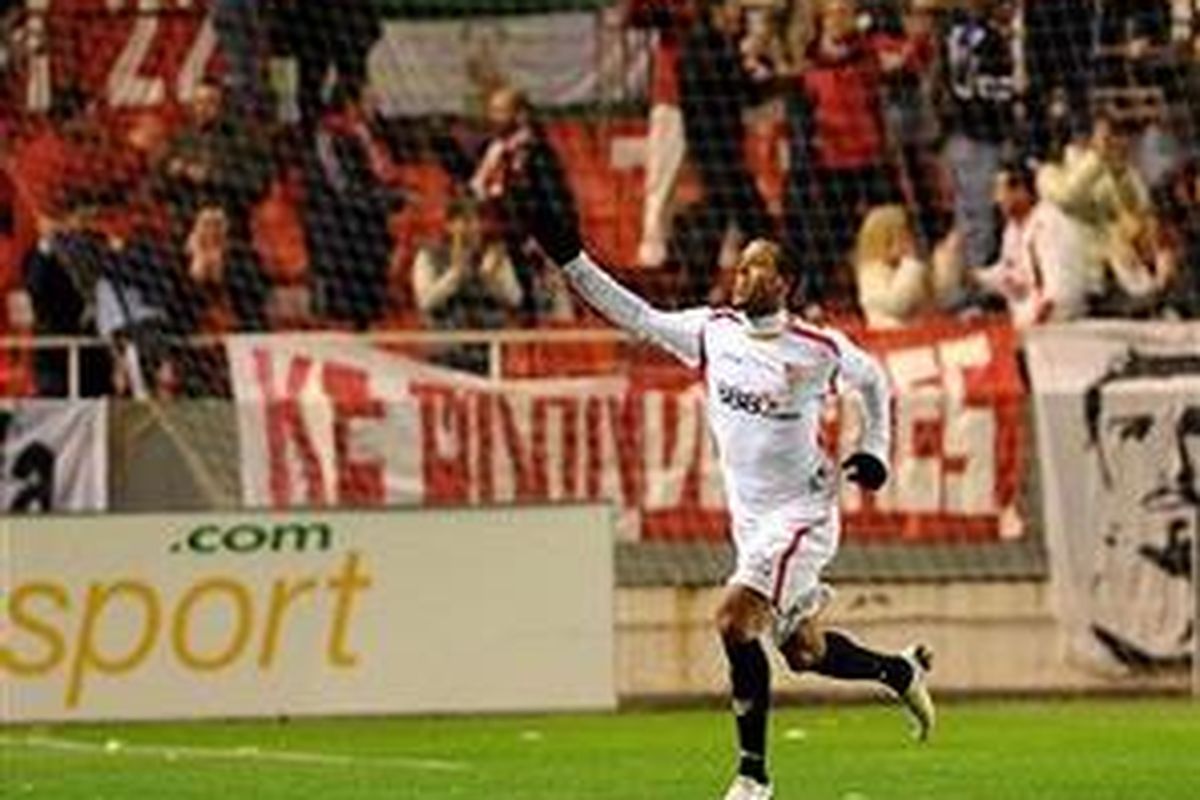 Penyerang Sevilla, Luis Fabiano.