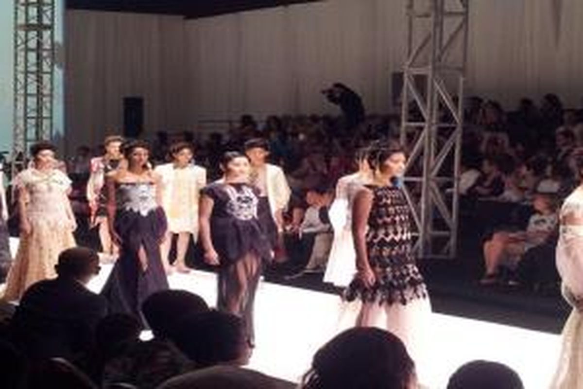 Koleksi rancangan Mel Ahyar pada IPMI Trend Show 2014