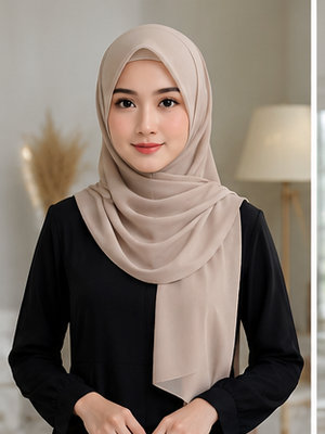 Inspirasi warna jilbab yang cocok dipadukan dengan gamis hitam, mulai dari nuansa netral, soft, earthy, hingga bold yang elegan.
