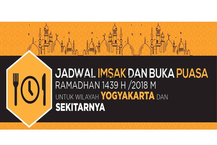 Jadwal imsak dan buka puasa di Yogyakarta