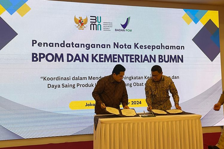 Erick Thohir Gandeng BPOM Genjot Sertifikasi UMKM                                                                                                                                                                                                         