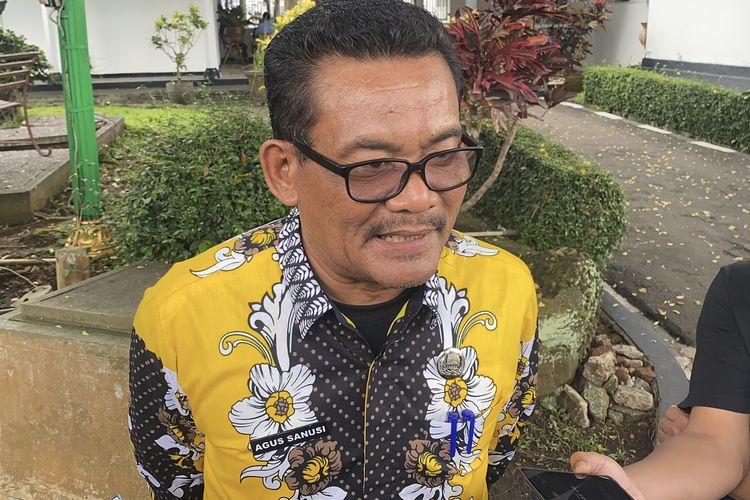 Kepala Dinas Kesehatan Kabupaten Sukabumi, Agus Sanusi saat ditemui awak media di Pendopo Kabupaten Sukabumi.