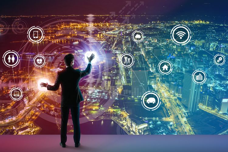 Ilustrasi ekonomi digital