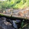 Hujan Deras, Dua Jembatan Penghubung Dusun dan RT di Jember Ambruk