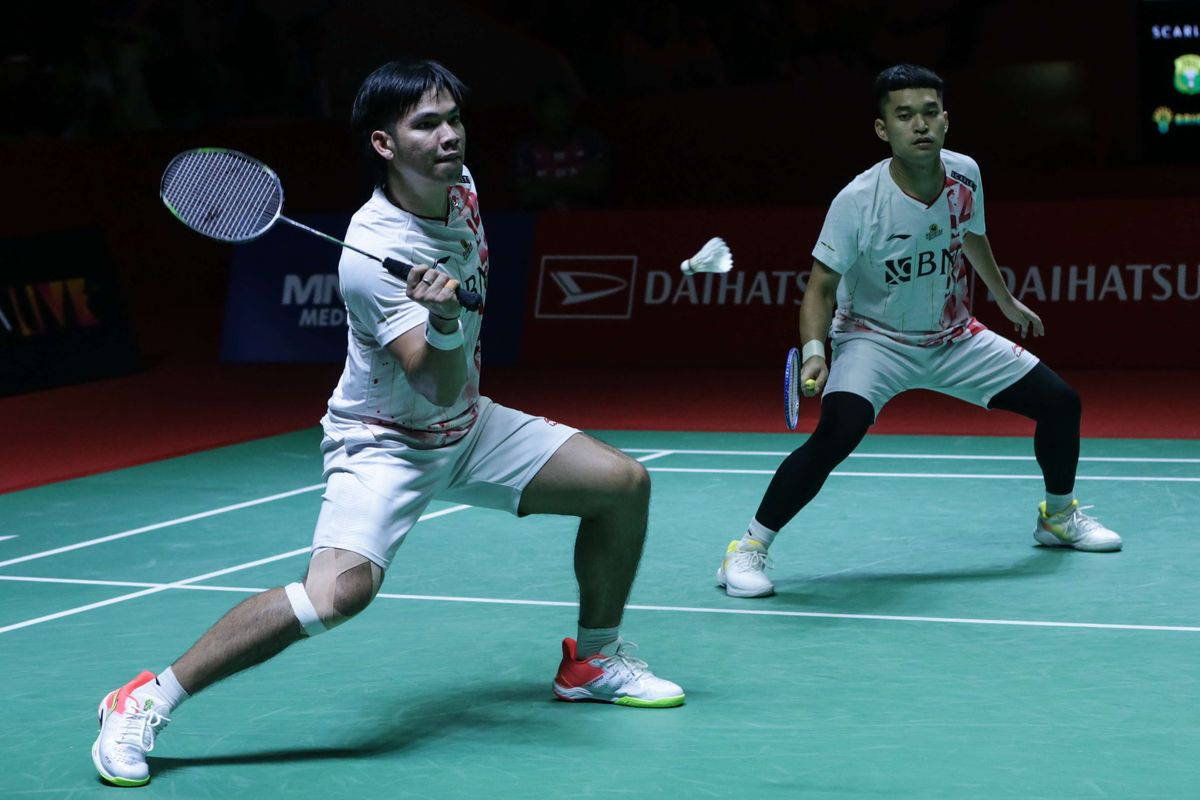 Ganda putra Indonesia, Leo Rolly Carnando/Daniel Marthin. (foto stok). Leo/Daniel akan mengikuti turnamen Thailand Masters 2023, yang digelar pada 31 Januari sampai 5 Februari mendatang.