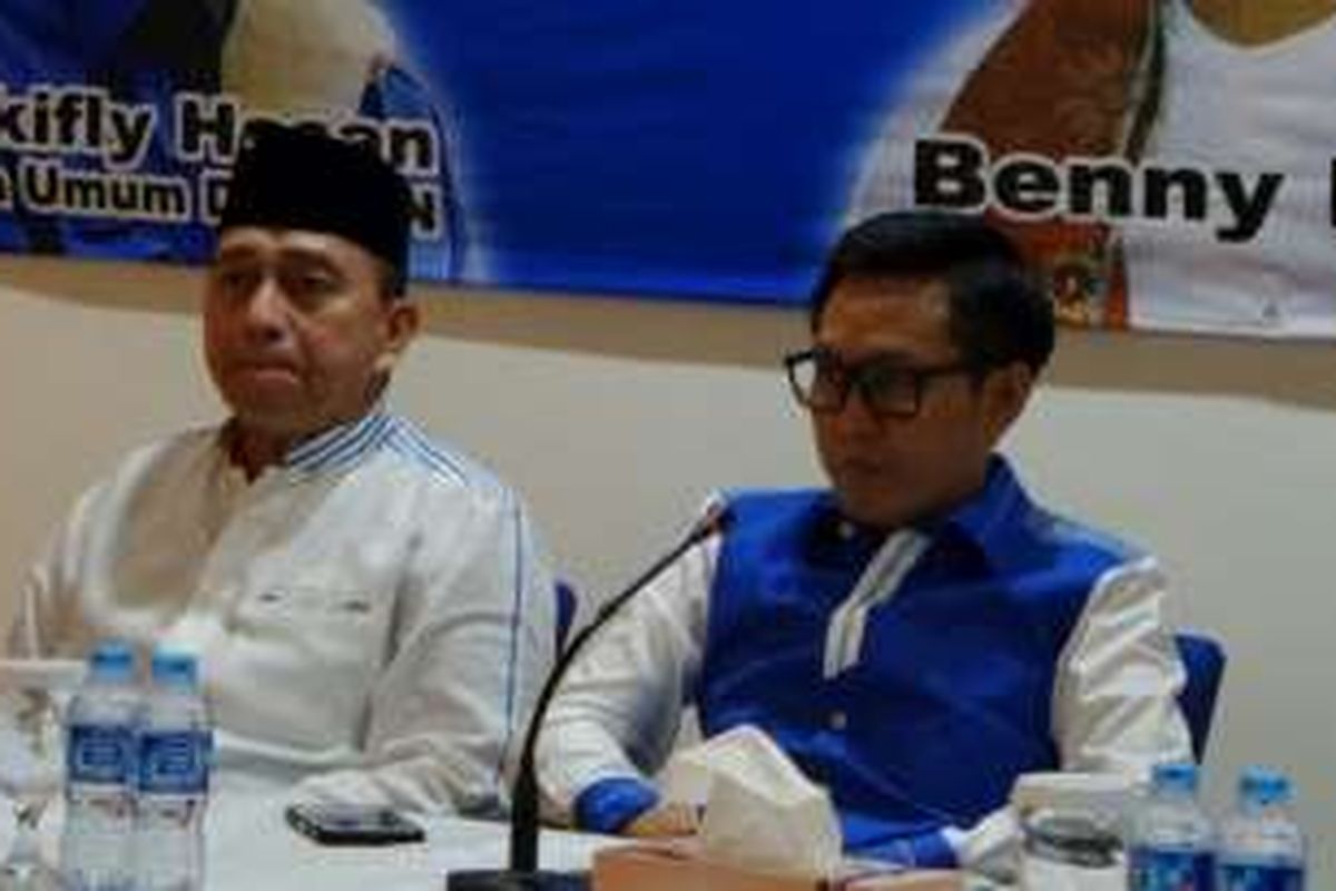 Mantan Kapolda Bali Irjen Benny Mokalu dan Ketua DPW PAN DKI Jakarta Eko Patrio