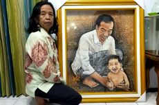 Lukisan dari Cangkang Telur, Cendera Mata yang Diberikan Wali Kota Blitar kepada Presiden Jokowi