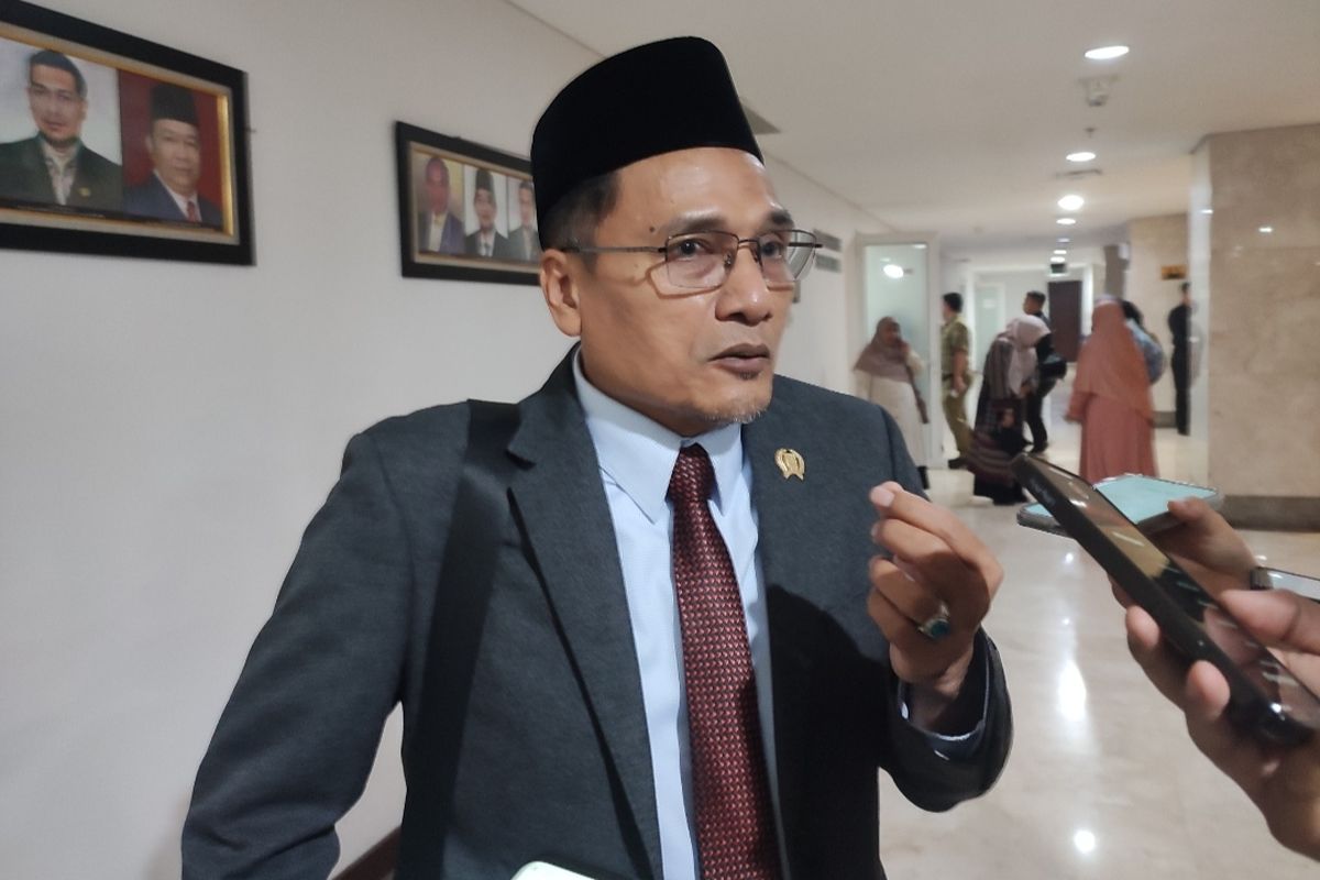 Anggota Fraksi PKS DPRD DKI Jakarta, Suhud Alynudin di Gedung DPRD DKI Jakarta, Senin (12/9/2023).