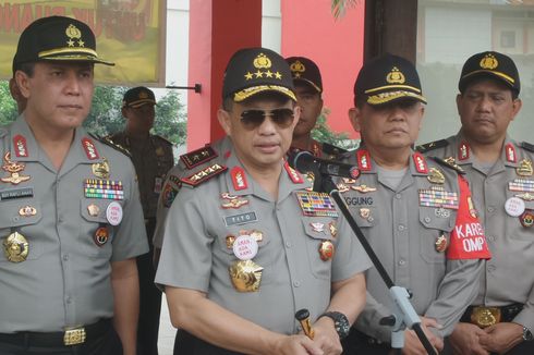 Kapolri Pantau Pengamanan Pilkada DKI Jakarta Pakai Helikopter