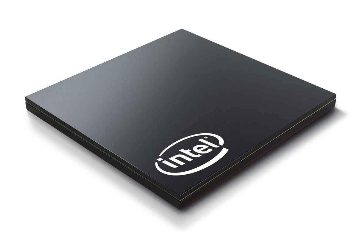 Ilustrasi prosesor Intel Lakefield