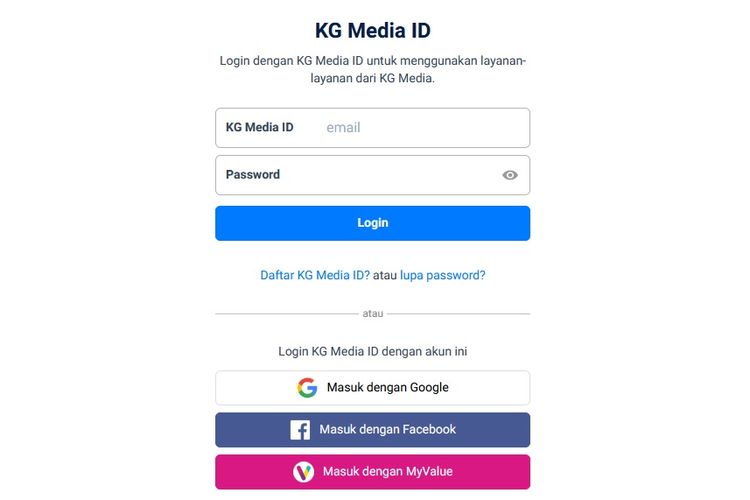Login KG Media ID