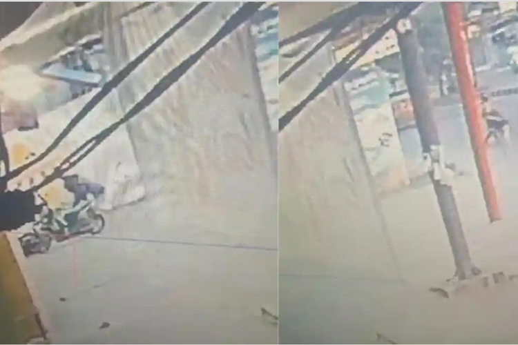 Detik-detik Polisi Tewas Ditembak Begal di Bandar Lampung Terekam CCTV, Sempat Berduel untuk Gagalkan Curanmor