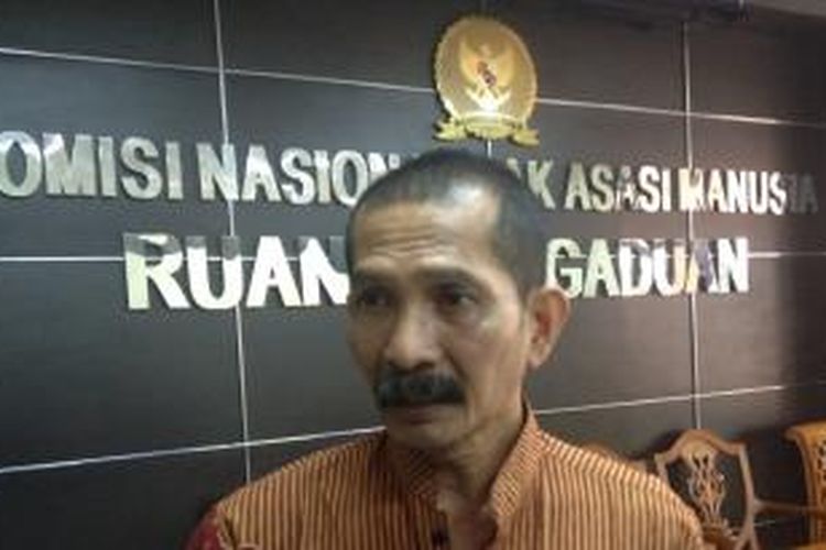 Ketua Tim Komisi Nasional Hak Asasi Manusia, Otto Nur Abdullah, di Kantor Komnas HAM, Jakarta, Rabu (4/6/2014)