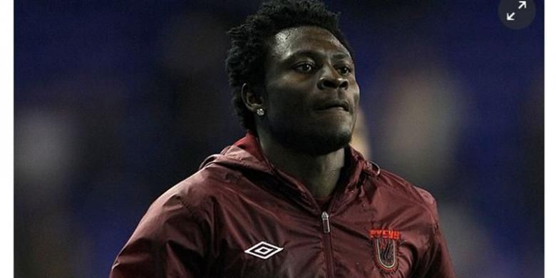 Mantan penyerang Inter Milan, Obafemi Martins, yang memutuskan pindah ke Liga Super China untuk bergabung dengan Shanghai Shenhua.