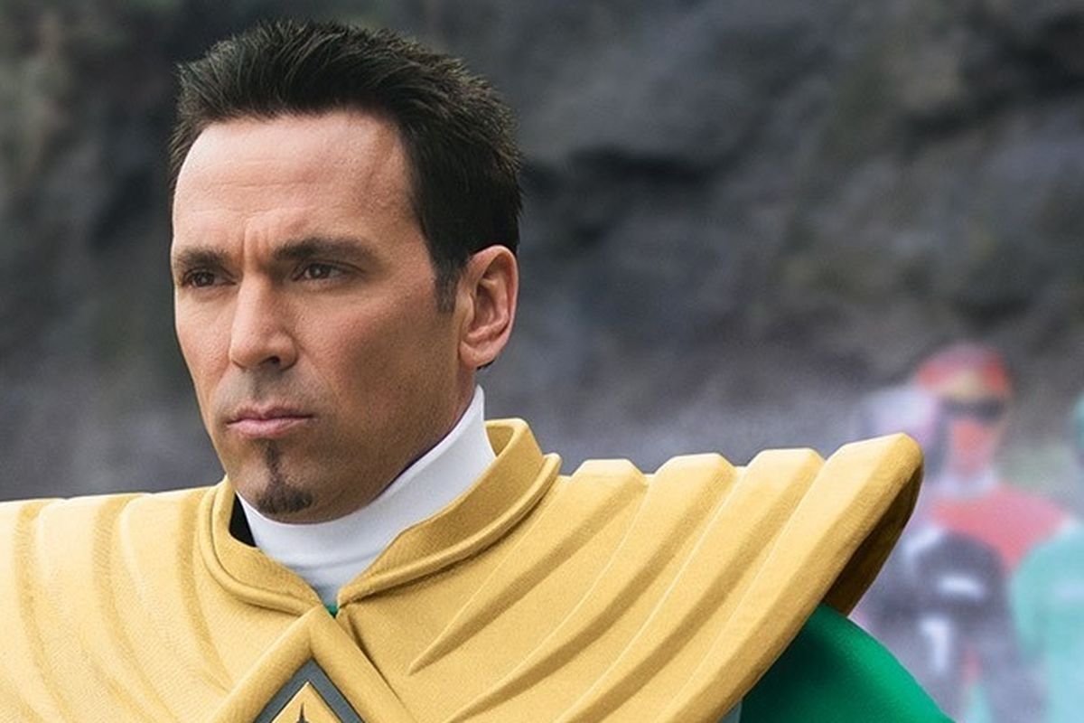 Jason David Frank sebagai Green Ranger dalam Power Rangers Megaforce (2013)