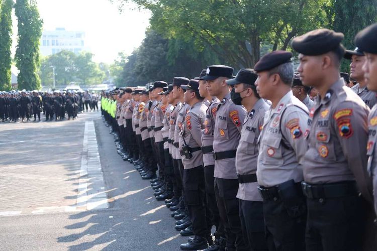 Kawal Aksi Transportasi Online soal Kepastian Tarif di Semarang, Polda Jateng Kerahkan 1.569 Personel