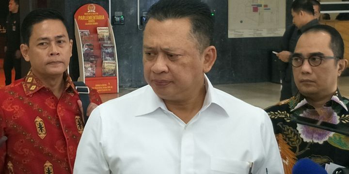 Ketua DPR Bambang Soesatyo di Kompleks Parlemen, Senayan, Jakarta, Rabu (4/7/2018)