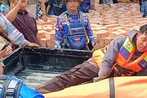 Polisi yang Hilang di Sungai Mesuji Lampung Ditemukan Meninggal, 4,5 Km dari Lokasi Diduga Jatuh