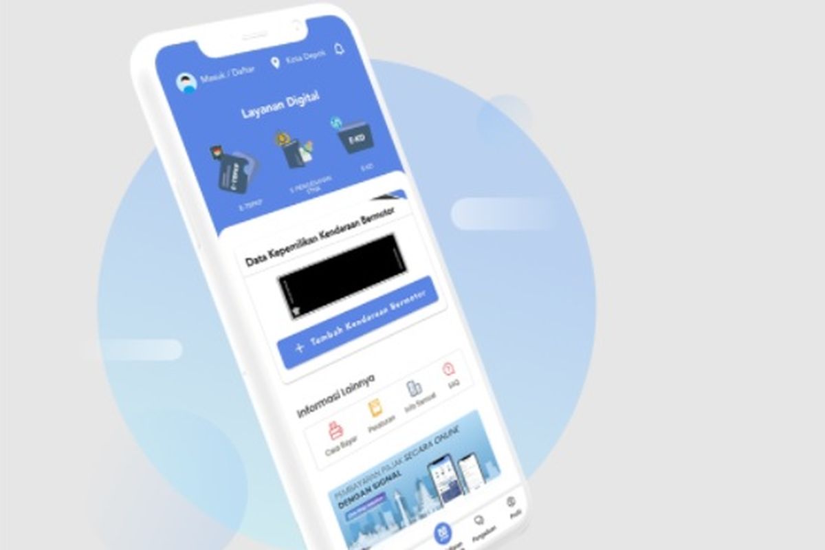 Cara bayar pajak mobil online di aplikasi Samsat Digital Nasional dengan mudah