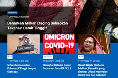 [POPULER SAINS] Makan Daging Sebabkan Tekanan Darah Tinggi | Cara Menurunkan Kolesterol | Shanghai Deteksi Subvarian Baru BA.5.2.1