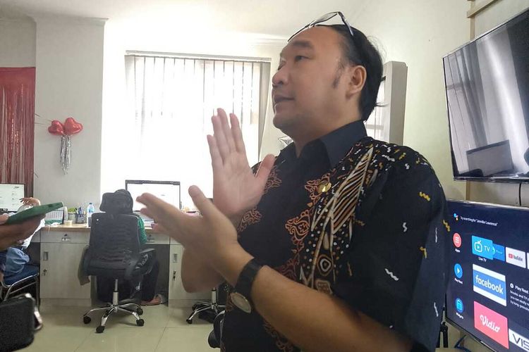 Kepala Dinas Kesehatan Kota (DKK) Semarang, M Abdul Hakam saat ditemui di kantornya