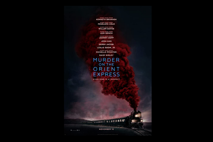Poster film Murder on the Orient Express (2017).