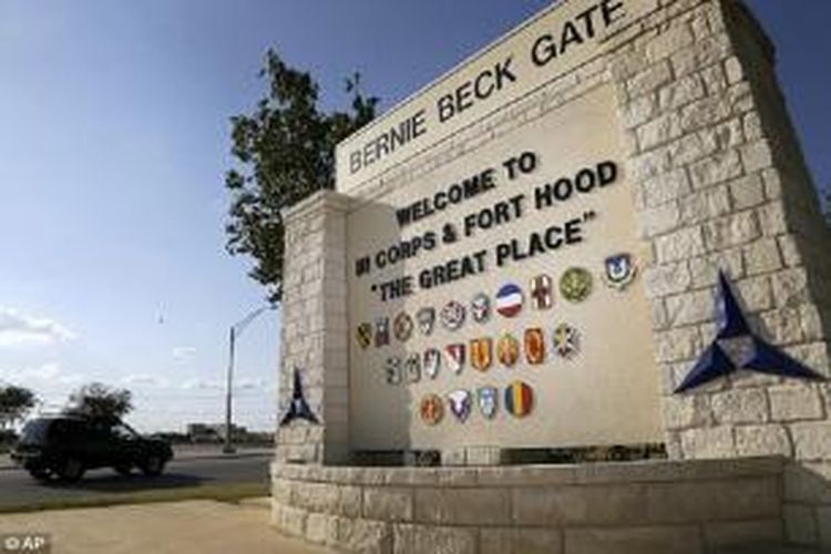 Gerbang Ford Hood, pangkalan militer AS di Texas
