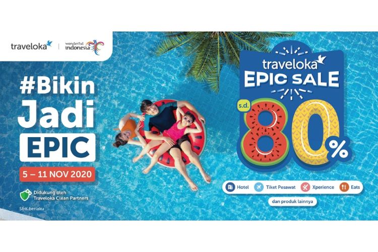 Traveloka Epic Sale Kembali Hadir, Manfaatkan untuk Staycation di 5