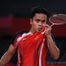 Kalahkan Unggulan ke-3, Ginting Melaju ke Semifinal Olimpiade Tokyo 2020