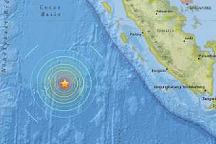 Gempa Bumi Melanda Mentawai pada Rabu (2/3/2016)