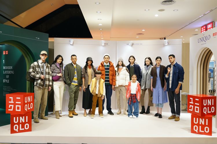 Acara peluncuran koleksi UNIQLO Fall/Winter 2023 di Jakarta (20/7/2023).                        