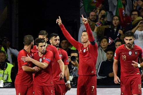 Hasil UEFA Nations League, 3 Gol Ronaldo Loloskan Portugal ke Final