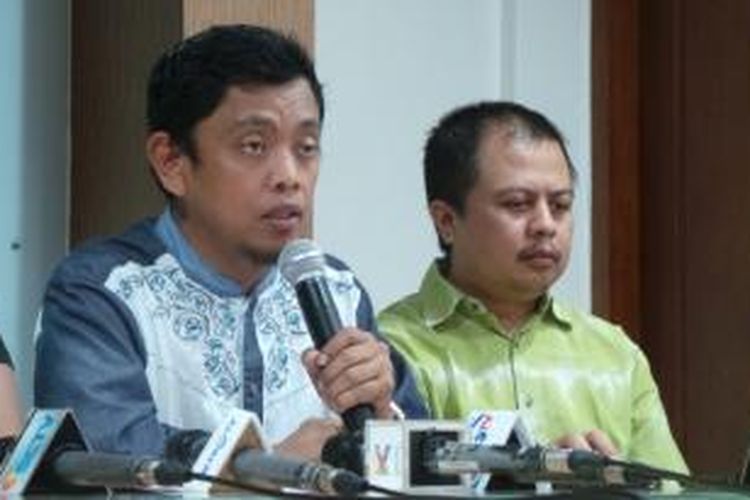 Peneliti Indonesia Corruption Watch (ICW) yang juga anggota Koalisi Masyarakat Sipil untuk Perubahan UU MD3, Abdullah Dahlan.