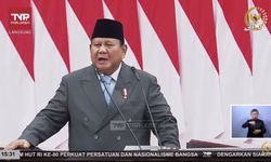 Prabowo Terbatuk Usai Paparkan Pertumbuhan Ekonomi 5,12 Persen
