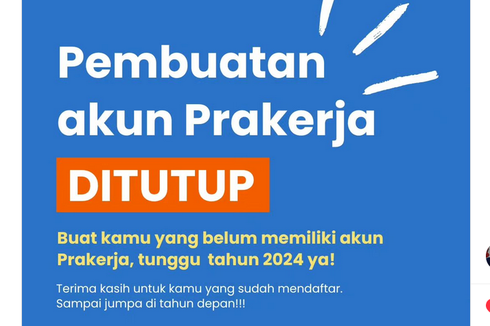 Pendaftaran Kartu Prakerja Dibuka 2024, Apakah Harus Buat Akun Baru?