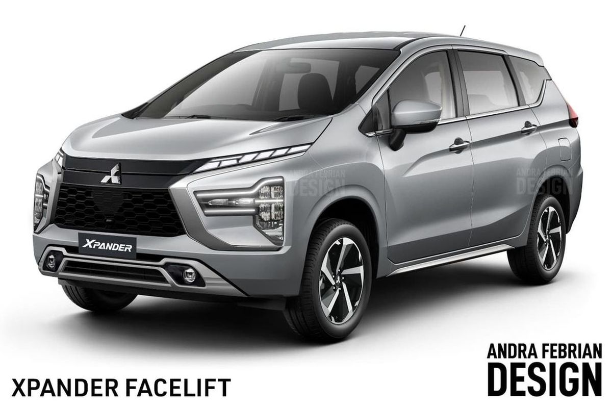 Gambar render Mitsubishi Xpander facelift.