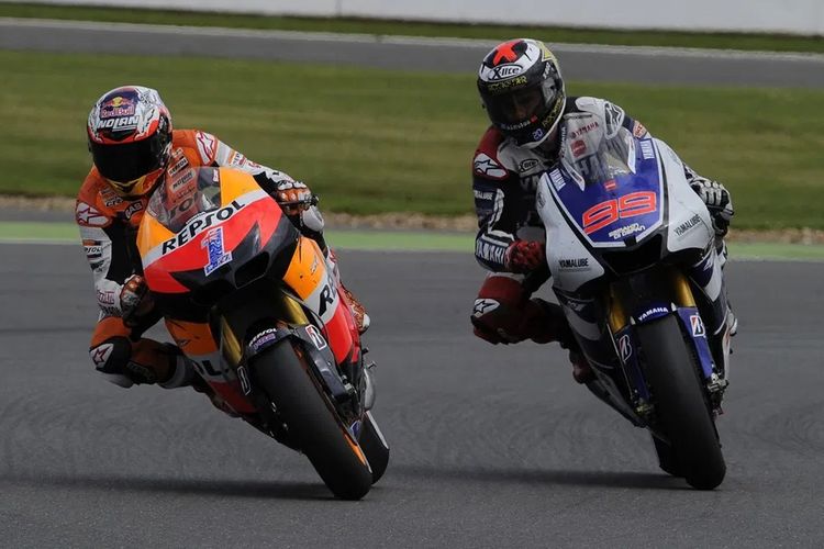 Casey Stoner dan Jorge Lorenzo yang pernah juara dunia MotoGP