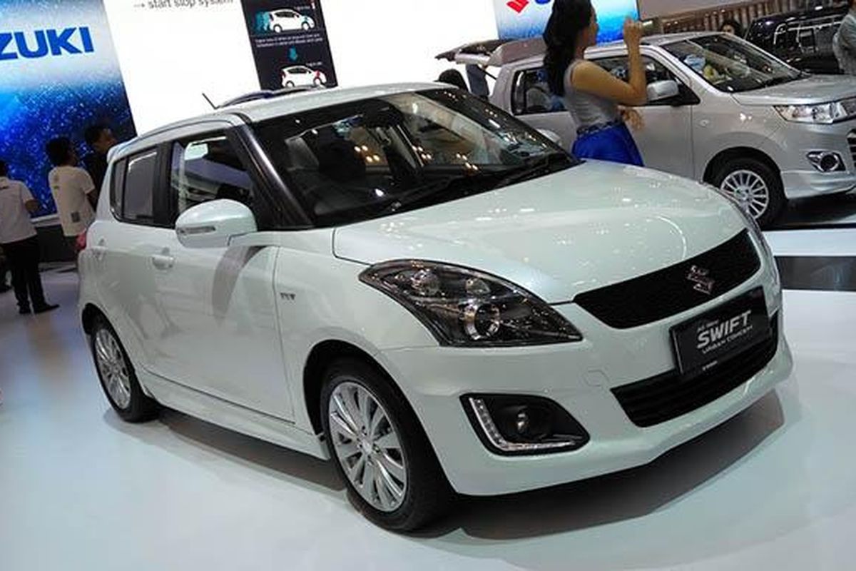 Suzuki Swift dengan tambahan aksesori