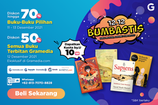 Promo Harbolnas 12.12, Seluruh Buku Terbitan Gramedia Didiskon 50 Persen di Gramedia.com