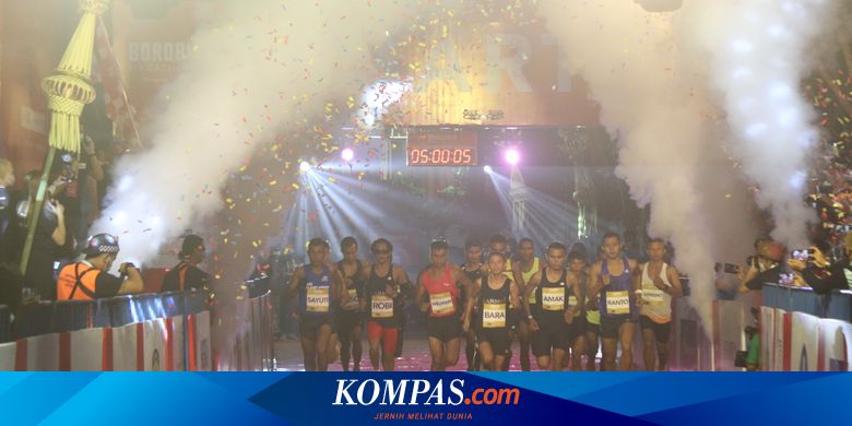 Peserta Elite Race Borobudur Marathon 2020 Sudah Dilepas