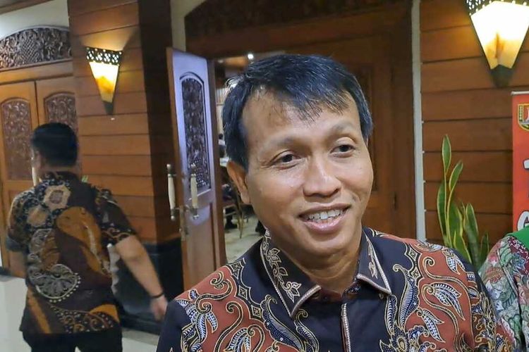 Direktur Koordinasi & Supervisi Wilayah 3 KPK, Brigadir Jenderal (Brigjen) Pol Bahtiar Ujang Purnama di Balai Kota Semarang, Jawa Tengah pada Kamis (28/3/2024).