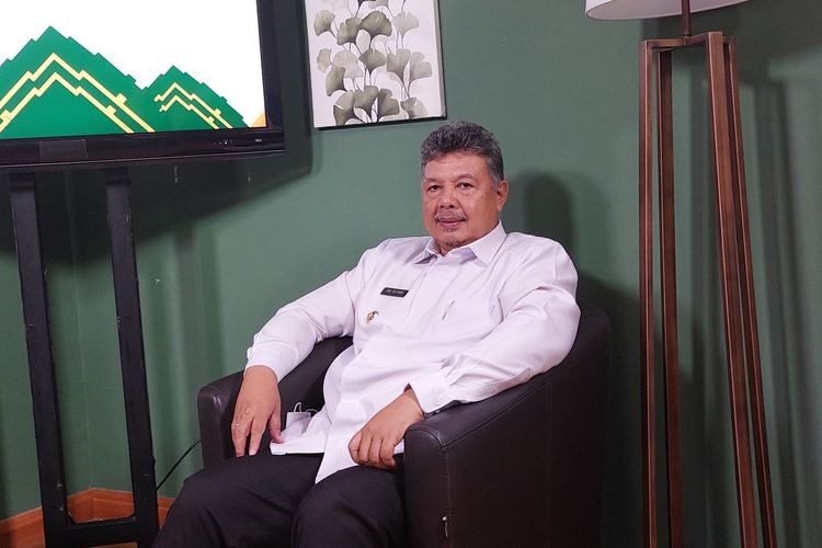 Wali Kota Solok Zul Elfian saat berkunjung ke kantor Kompas.com dalam acara Nusa Raya, Senin (5/9/2022).