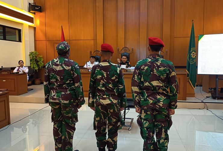 1 Prajurit TNI Terdakwa Pembunuhan Kacab Bank Tak Ditahan, Ini Alasannya