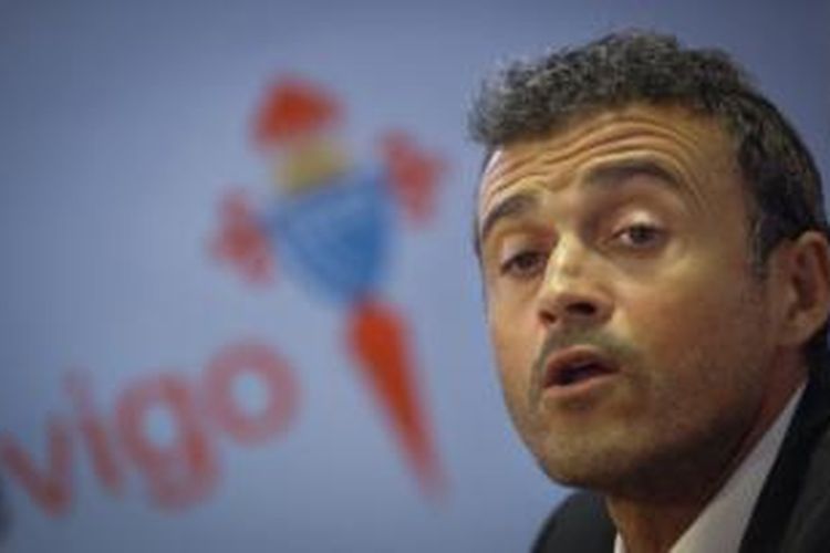 Pelatih Celta Vigo, Luis Enrique.