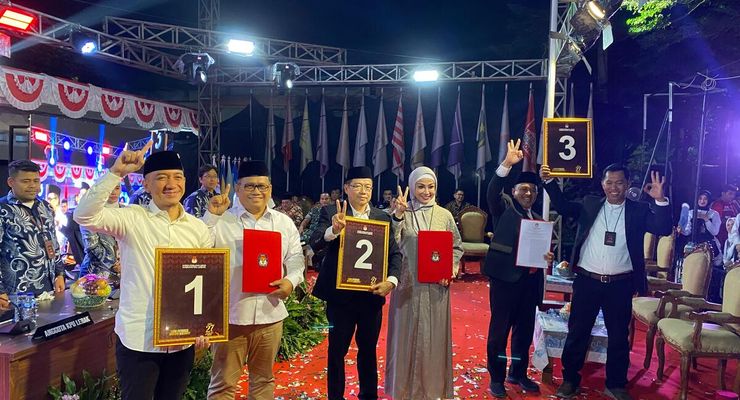 Nomor Urut 3 Pasangan Calon pada Pilkada Lebak 2024