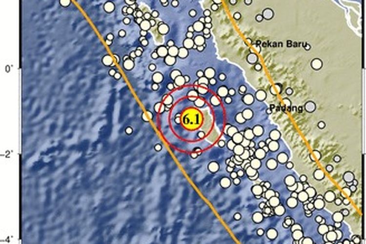 Gempa M 6,1 guncang Mentawai pagi ini pada pukul 6.10 WIB. Pusat gempa berjarak 147 Barat Laut Kepulauan Mentawai, Sumbar.