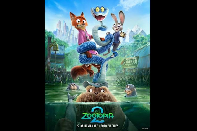 Daftar Bioskop yang Tayangkan Film Zootopia 2 