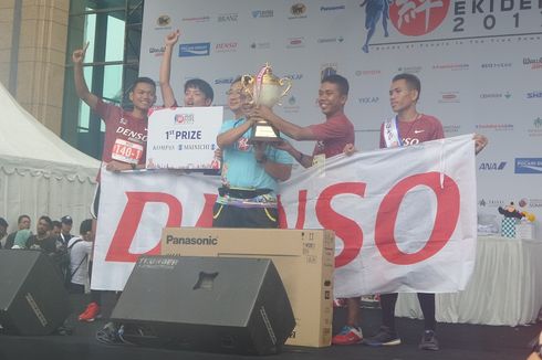 Tim Denso Cheetah Juarai Jakarta Kizune Ekiden 2017