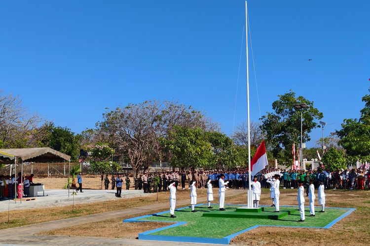 PLBN Wini Jadi Lokasi Upacara HUT Ke-81 RI, Tegaskan Peran Perbatasan sebagai Beranda Negara